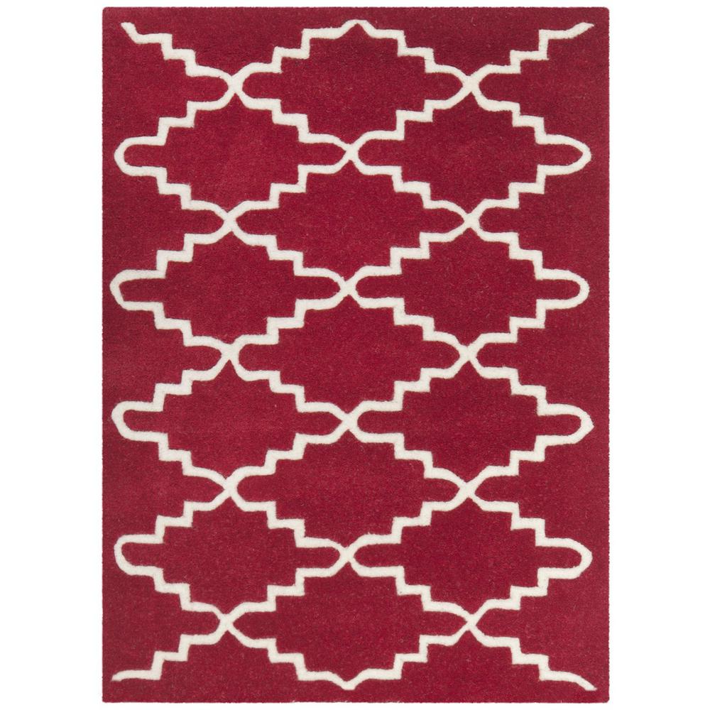 CHATHAM, RED / IVORY, 2' X 3', Area Rug, CHT721G-2. Picture 1