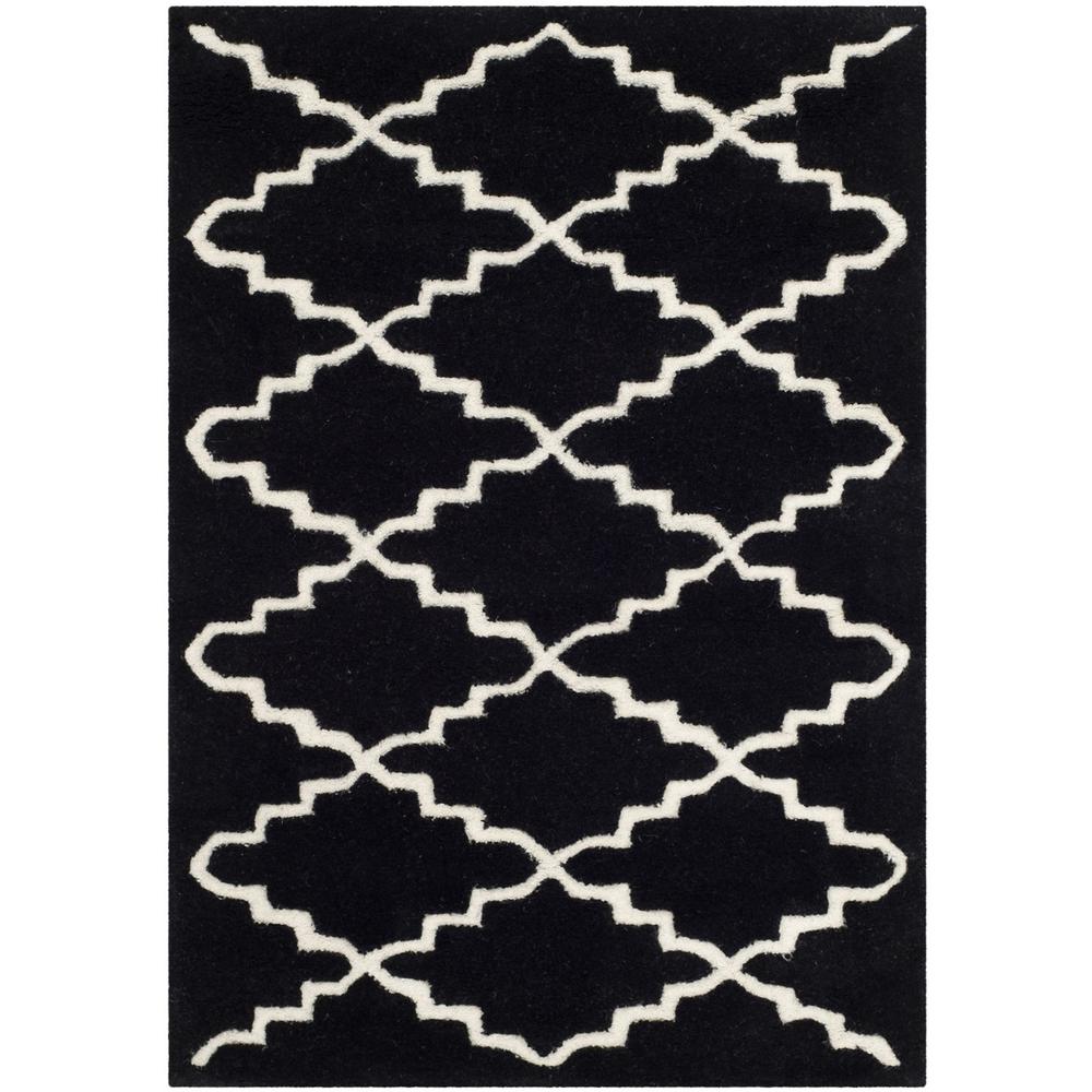 CHATHAM, BLACK / IVORY, 2' X 3', Area Rug, CHT721K-2. Picture 1