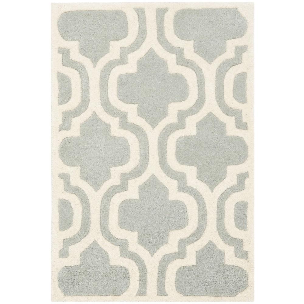 CHATHAM, GREY / IVORY, 2' X 3', Area Rug, CHT727E-2. Picture 1