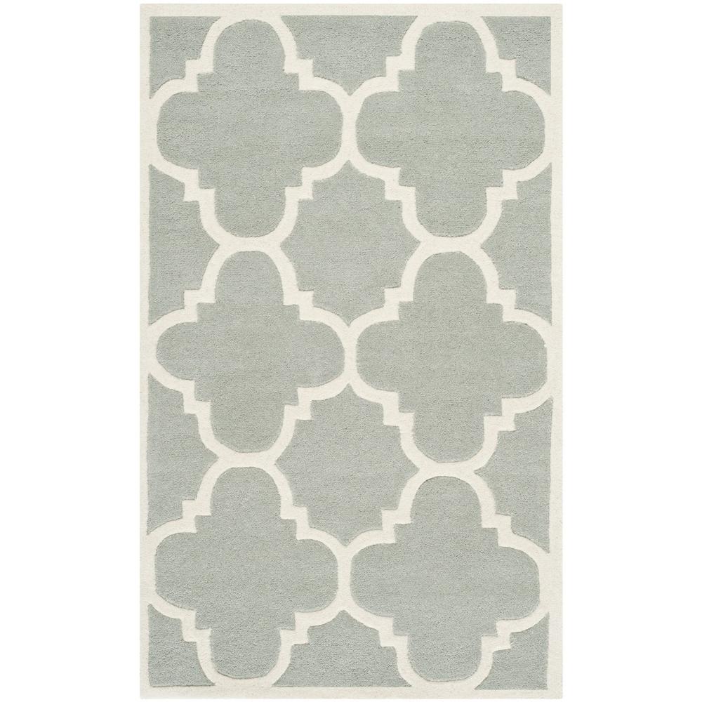 CHATHAM, GREY / IVORY, 3' X 5', Area Rug, CHT730E-3. Picture 1