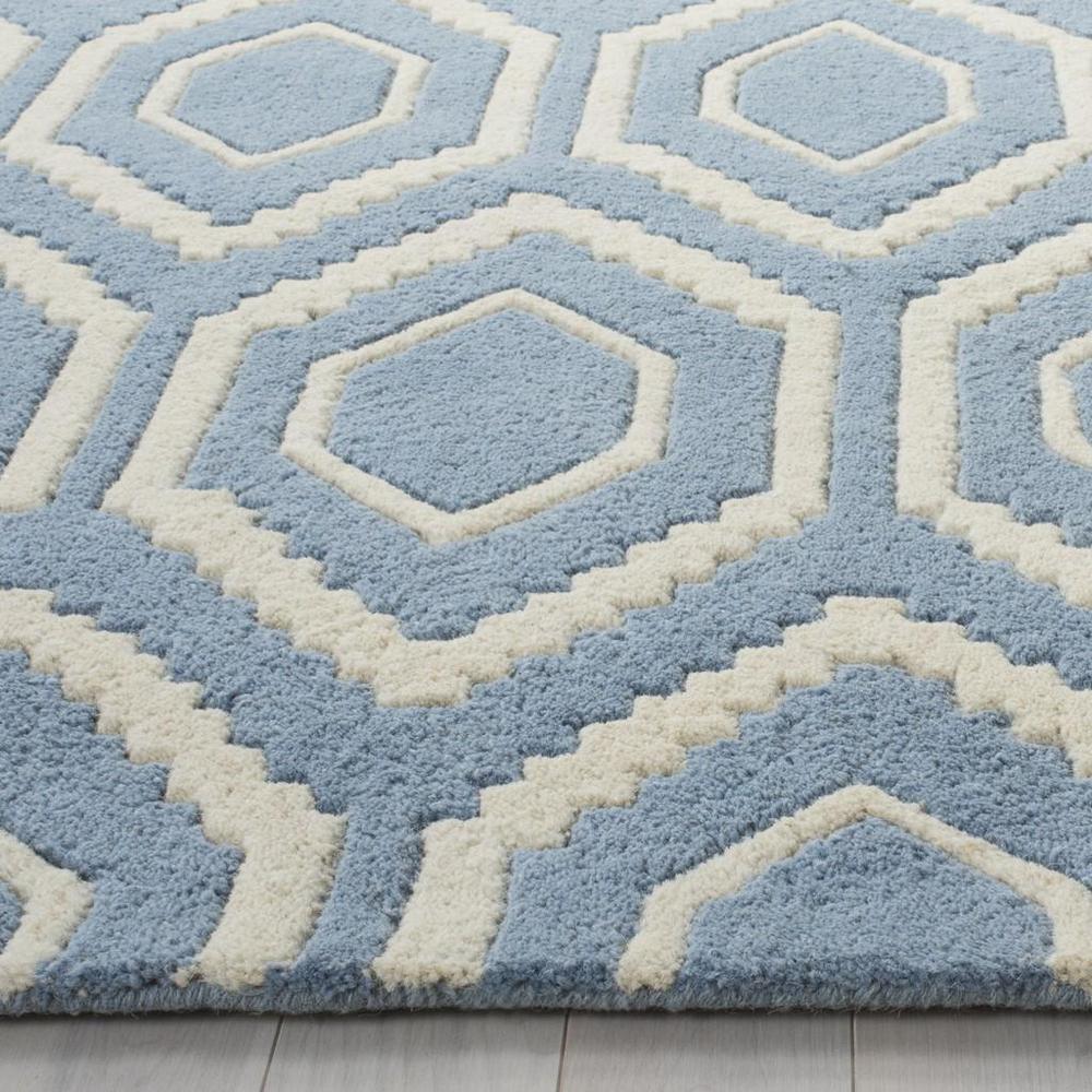 CHATHAM, BLUE / IVORY, 5' X 8', Area Rug, CHT731B-5. Picture 1
