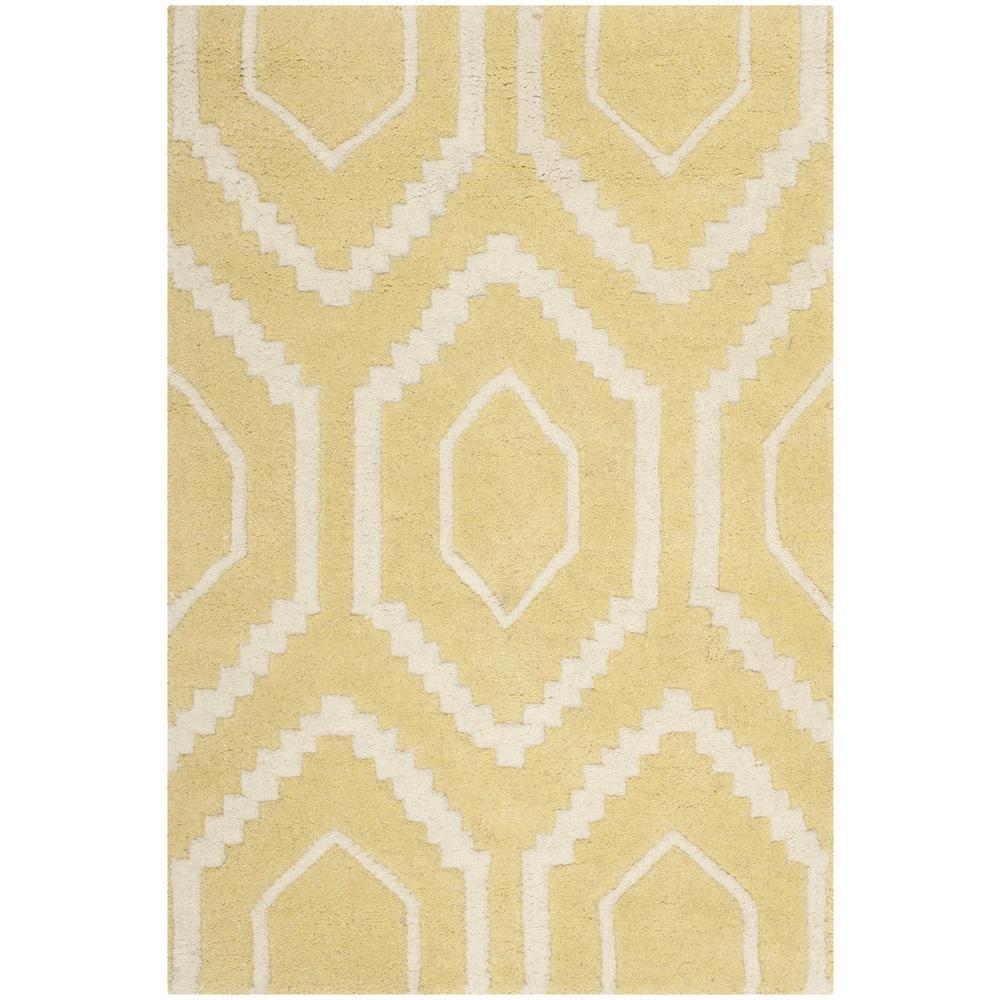 CHATHAM, LIGHT GOLD / IVORY, 2' X 3', Area Rug, CHT731L-2. Picture 1