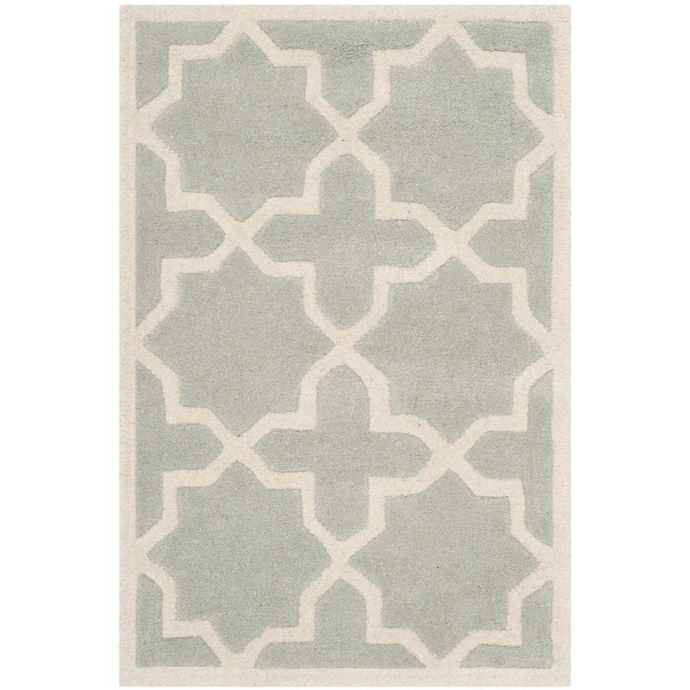CHATHAM, GREY / IVORY, 2' X 3', Area Rug, CHT732E-2. Picture 1