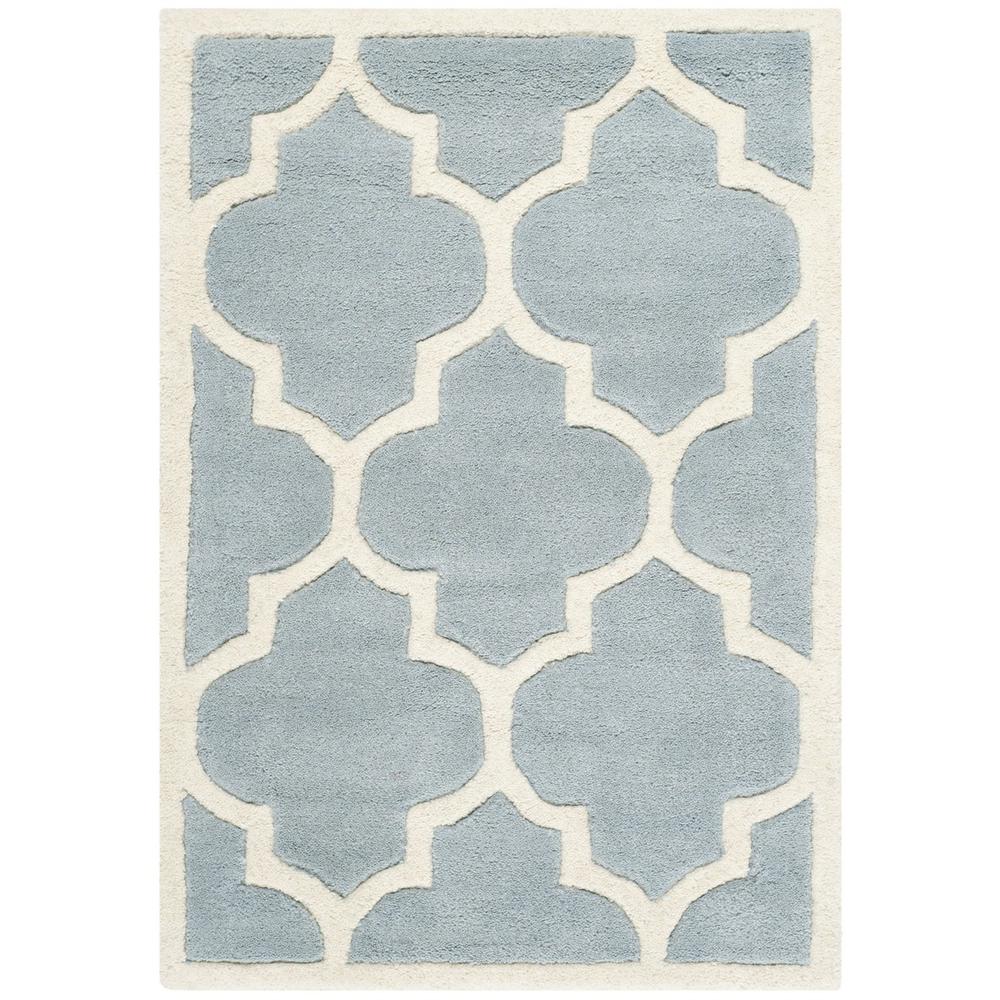 CHATHAM, BLUE / IVORY, 2' X 3', Area Rug, CHT733B-2. Picture 1