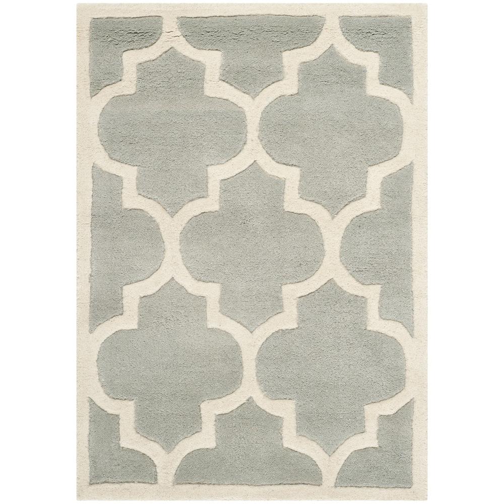 CHATHAM, GREY / IVORY, 2' X 3', Area Rug, CHT733E-2. Picture 1