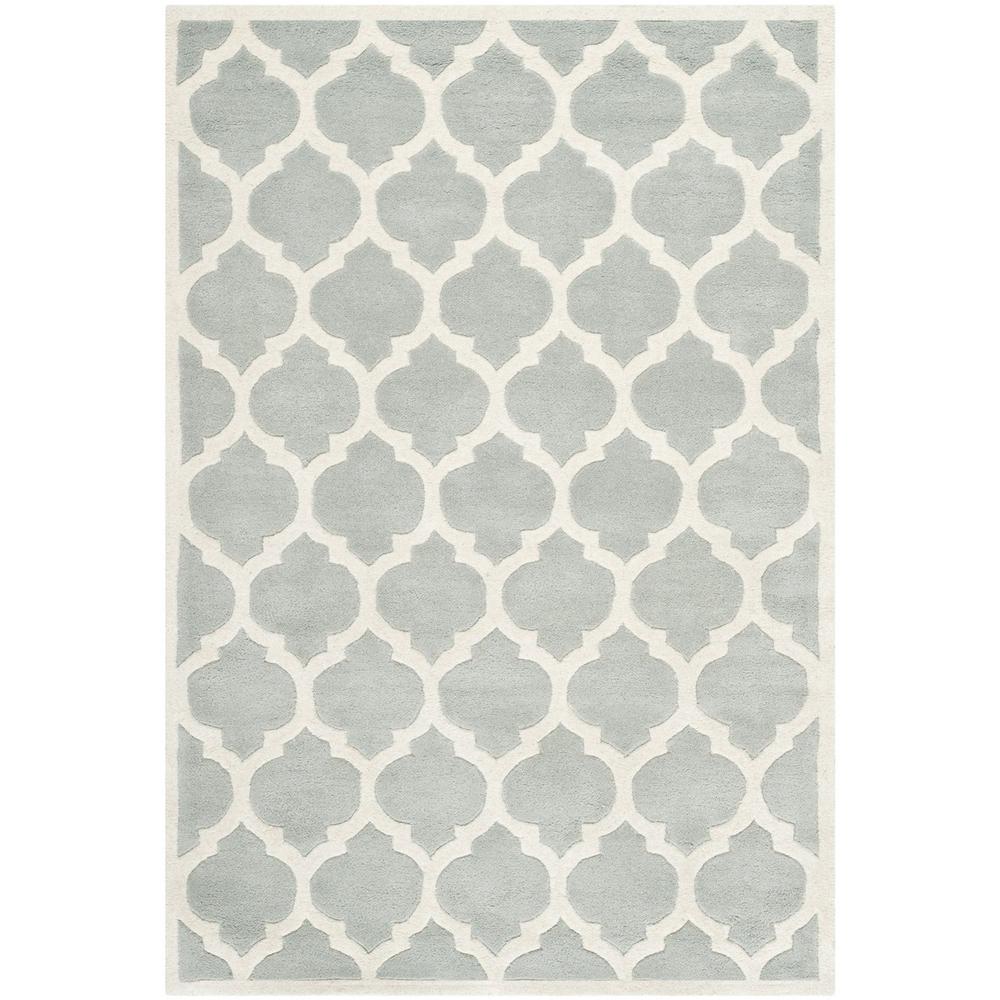 CHATHAM, GREY / IVORY, 4' X 6', Area Rug, CHT734E-4. Picture 1