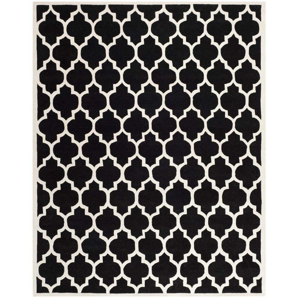 CHATHAM, BLACK / IVORY, 8' X 10', Area Rug, CHT734K-8. Picture 1