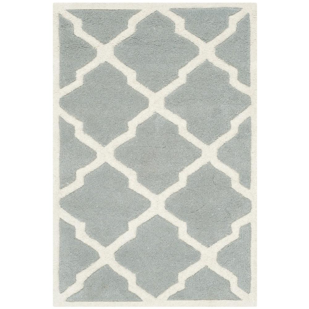 CHATHAM, GREY / IVORY, 2' X 3', Area Rug, CHT735E-2. Picture 1
