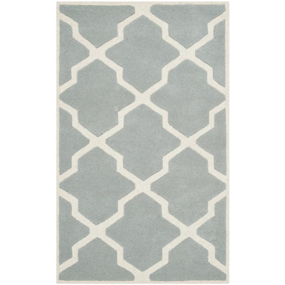 CHATHAM, GREY / IVORY, 3' X 5', Area Rug, CHT735E-3. Picture 1