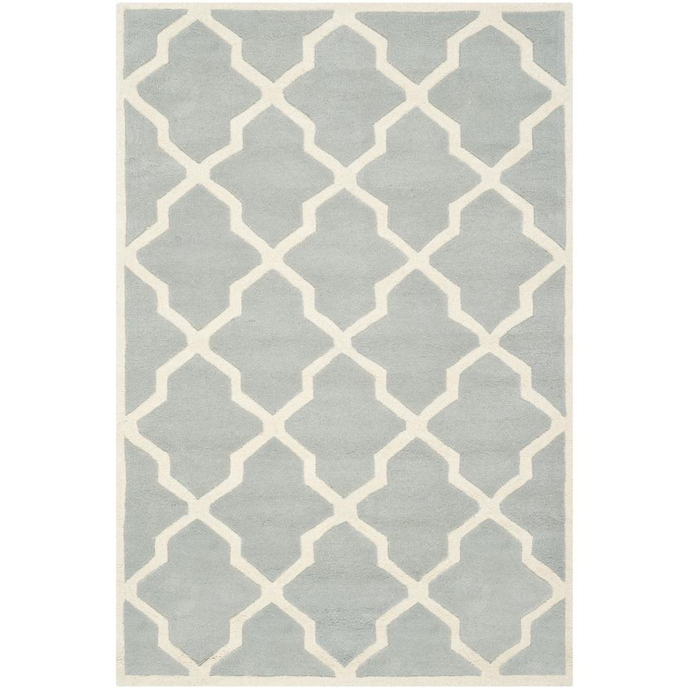 CHATHAM, GREY / IVORY, 4' X 6', Area Rug, CHT735E-4. Picture 1
