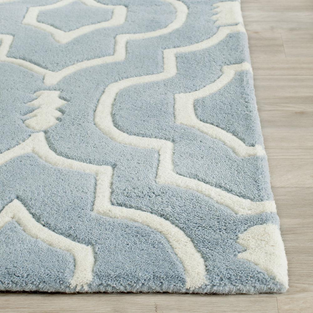 CHATHAM, BLUE / IVORY, 5' X 8', Area Rug, CHT736B-5. Picture 1