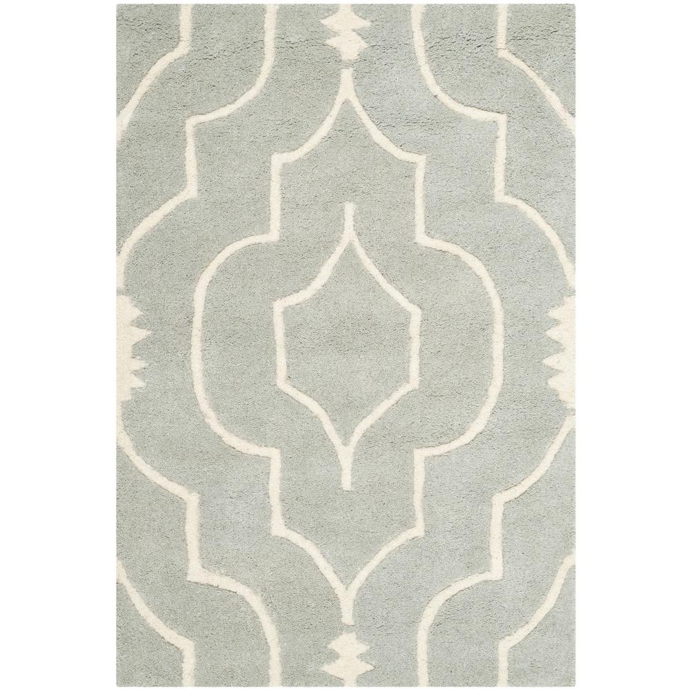 CHATHAM, GREY / IVORY, 2' X 3', Area Rug, CHT736E-2. Picture 1