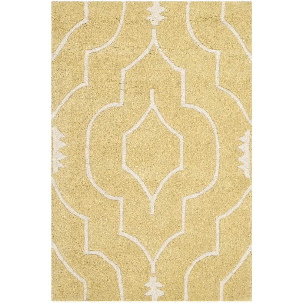 CHATHAM, LIGHT GOLD / IVORY, 2' X 3', Area Rug, CHT736L-2. Picture 1