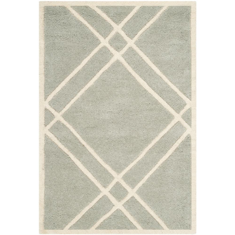 CHATHAM, GREY / IVORY, 2' X 3', Area Rug, CHT740E-2. Picture 1