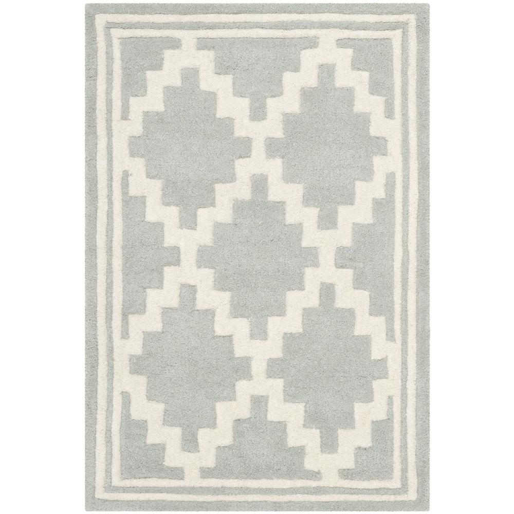 CHATHAM, GREY / IVORY, 2' X 3', Area Rug, CHT743E-2. Picture 1