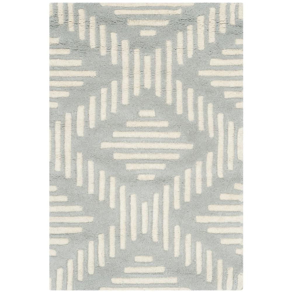 CHATHAM, GREY / IVORY, 2' X 3', Area Rug, CHT744E-2. Picture 1