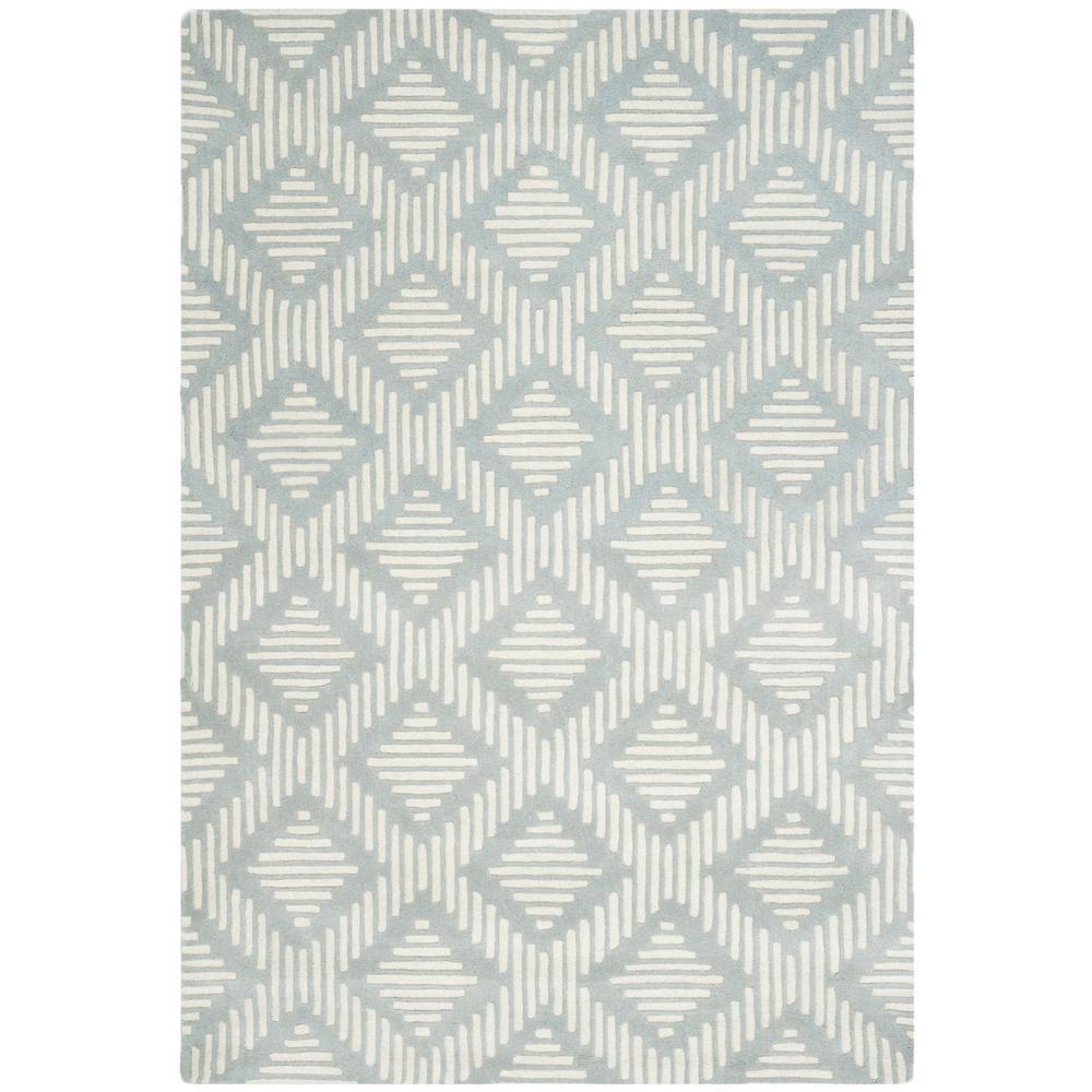 CHATHAM, GREY / IVORY, 5' X 8', Area Rug, CHT744E-5. Picture 1