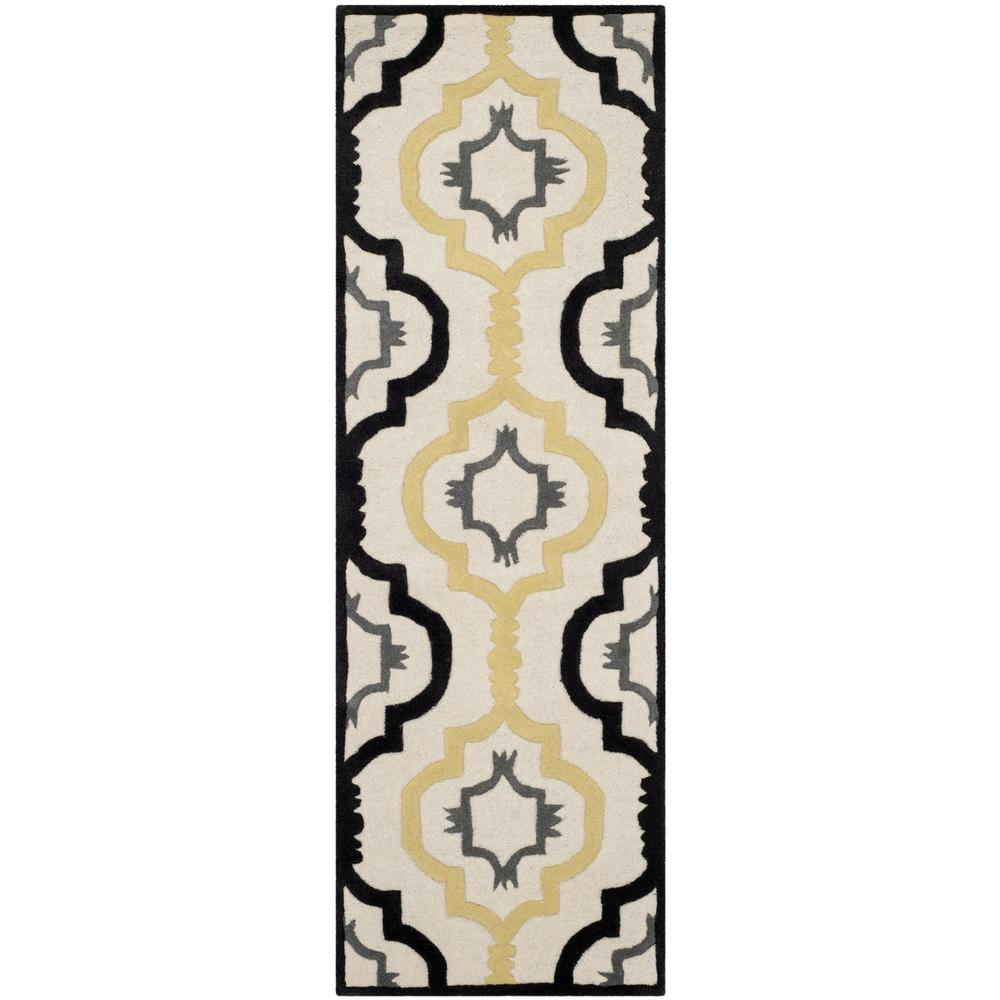 CHATHAM, IVORY / MULTI, 2'-3" X 7', Area Rug. Picture 1