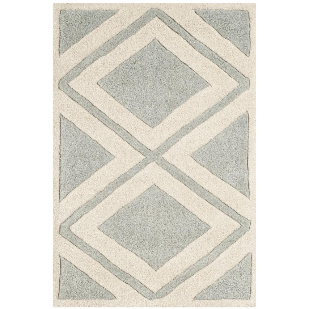 CHATHAM, GREY / IVORY, 2' X 3', Area Rug, CHT759E-2. Picture 1