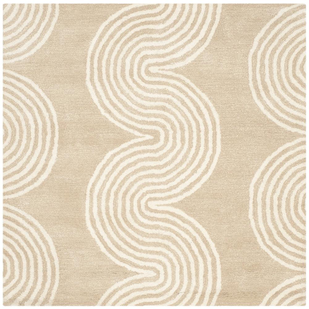 CHATHAM, BEIGE / IVORY, 5' X 5' Square, Area Rug, CHT761H-5SQ. Picture 1