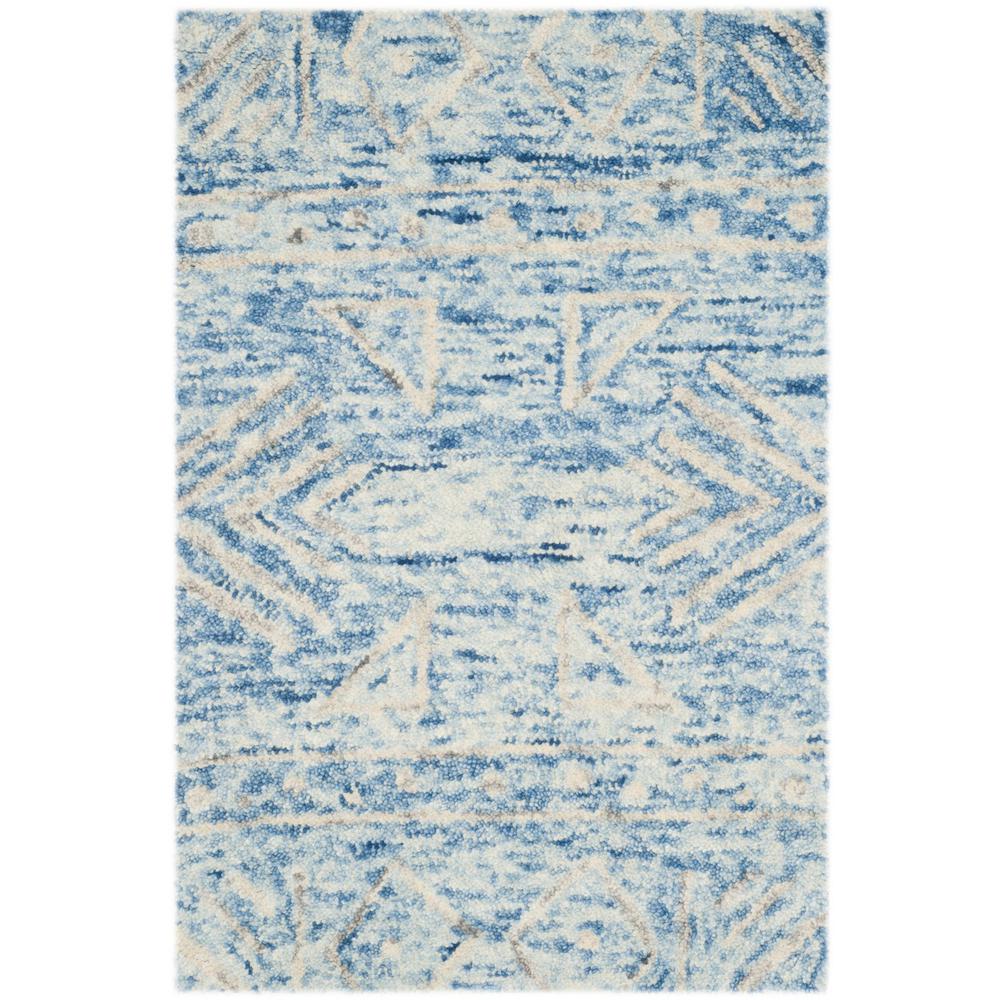 CHATHAM, BLUE / IVORY, 2' X 3', Area Rug, CHT764B-2. Picture 1