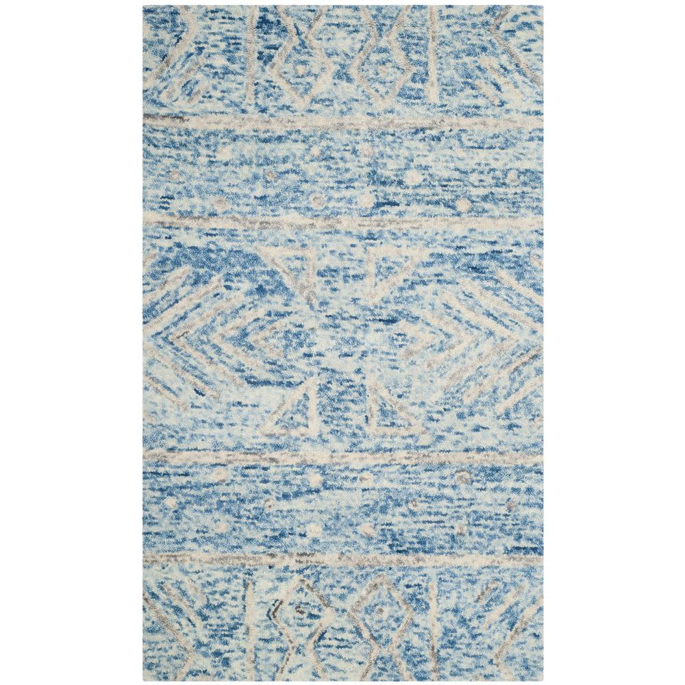 CHATHAM, BLUE / IVORY, 3' X 5', Area Rug, CHT764B-3. Picture 1