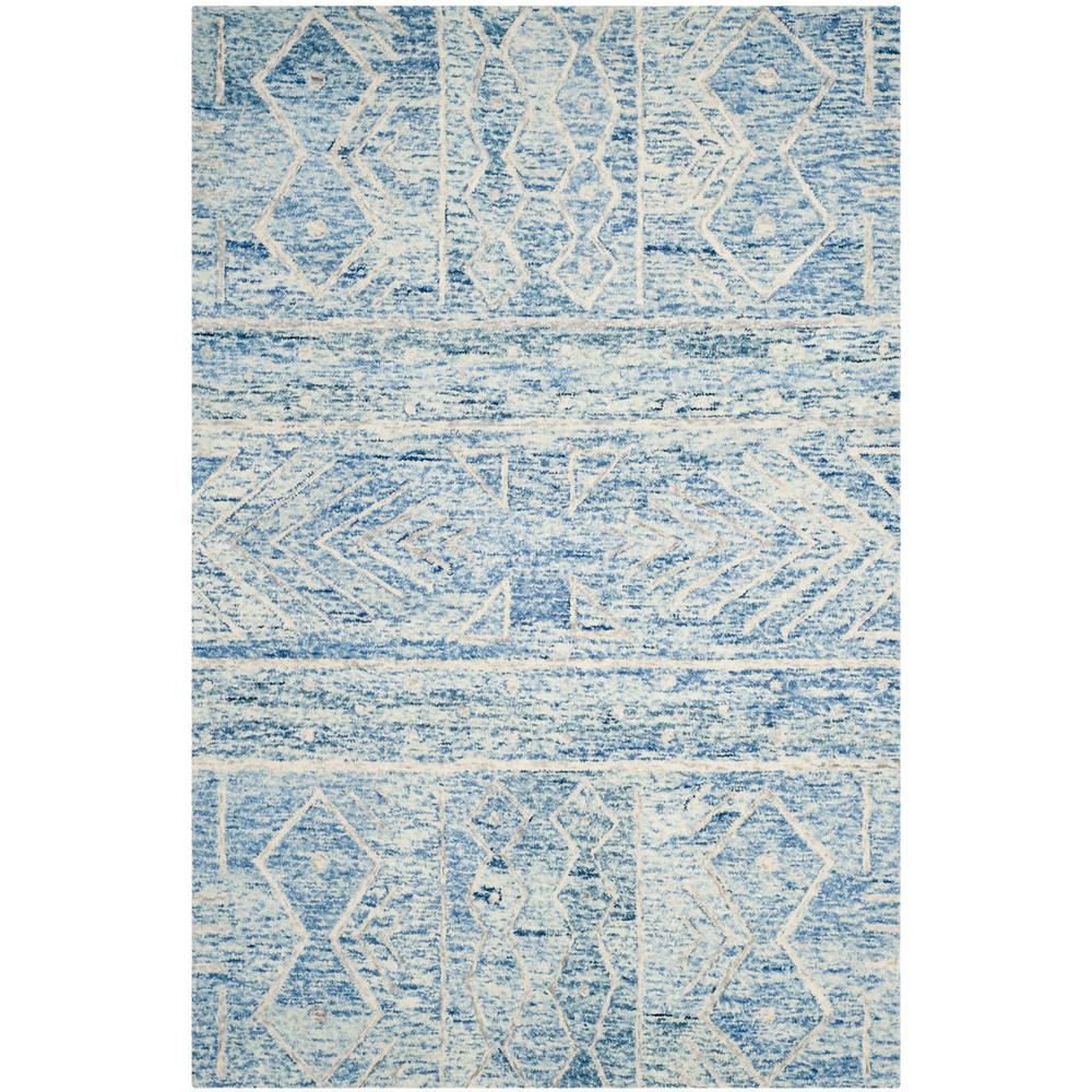CHATHAM, BLUE / IVORY, 6' X 9', Area Rug, CHT764B-6. Picture 1
