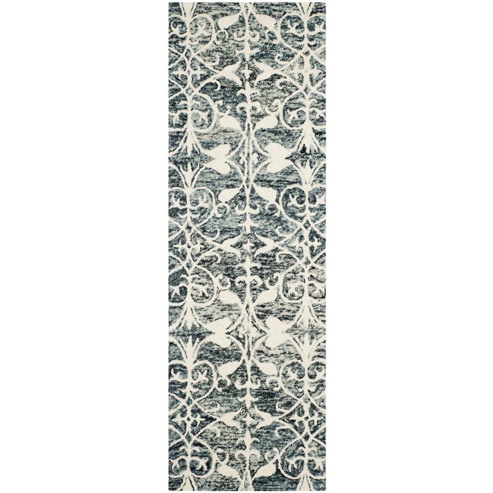 CHATHAM, CHARCOAL / IVORY, 2'-3" X 7', Area Rug. Picture 1