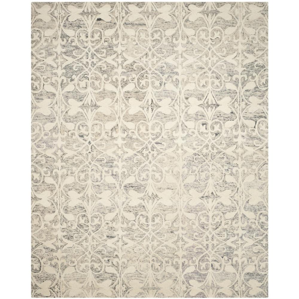 CHATHAM, LIGHT GREY / IVORY, 8' X 10', Area Rug. Picture 1