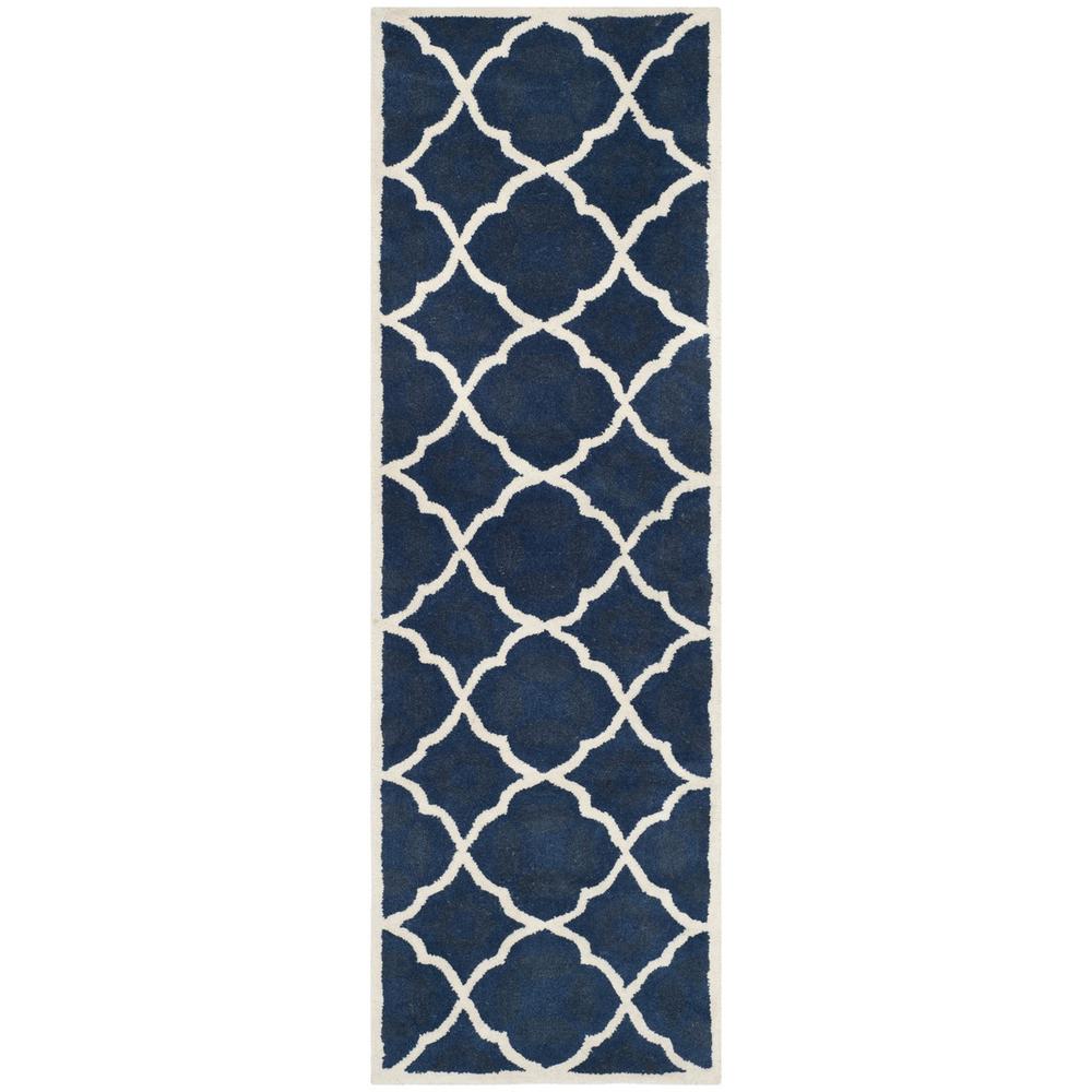 CHATHAM, BLUE / IVORY, 2'-3" X 5', Area Rug, CHT821A-25. Picture 1