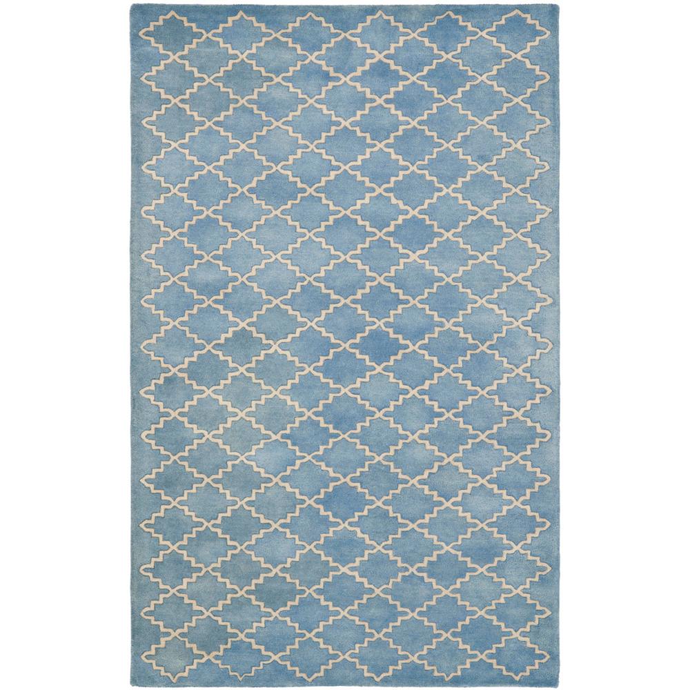 CHATHAM, BLUE GREY, 5' X 8', Area Rug. Picture 1