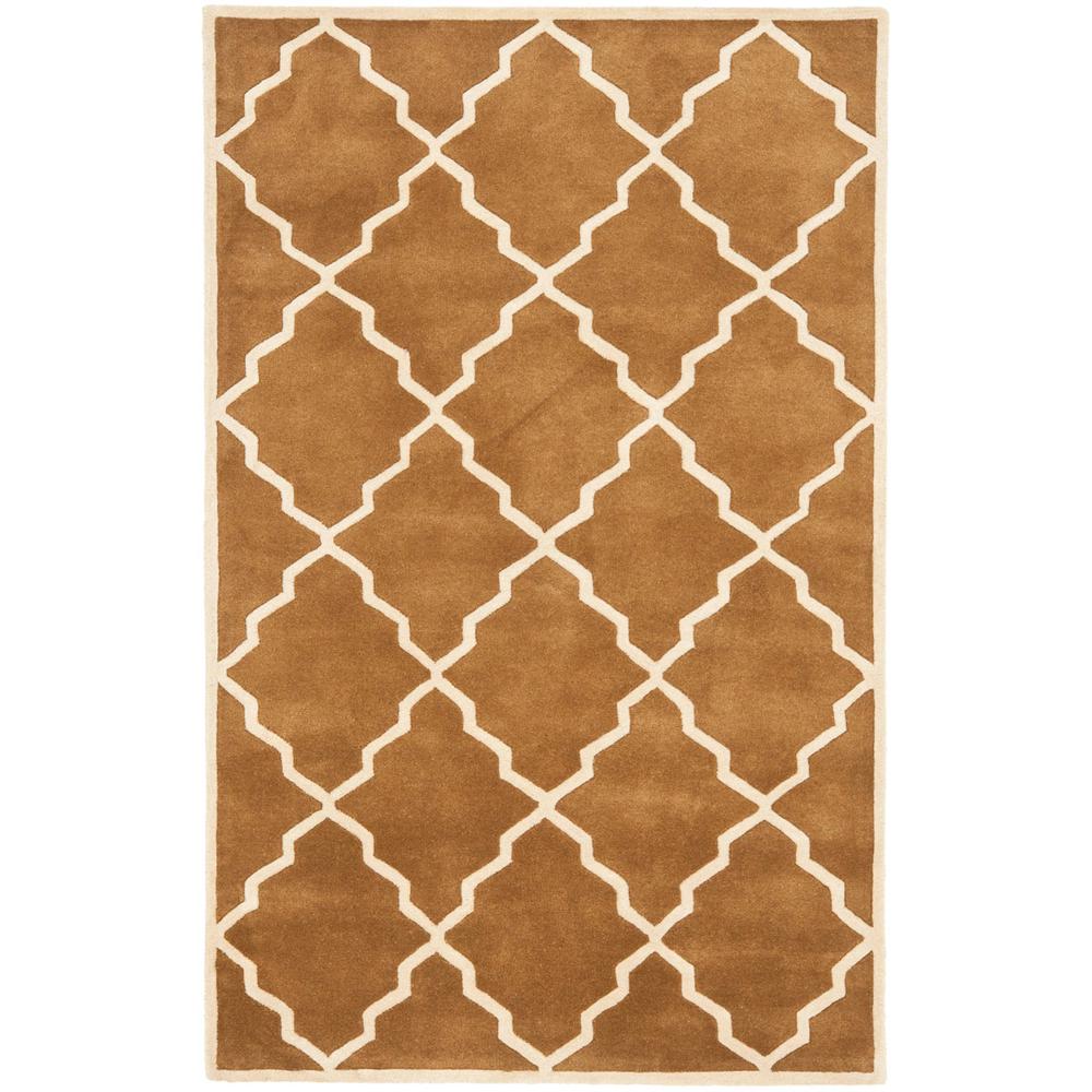 CHATHAM, BROWN, 5' X 8', Area Rug. Picture 1