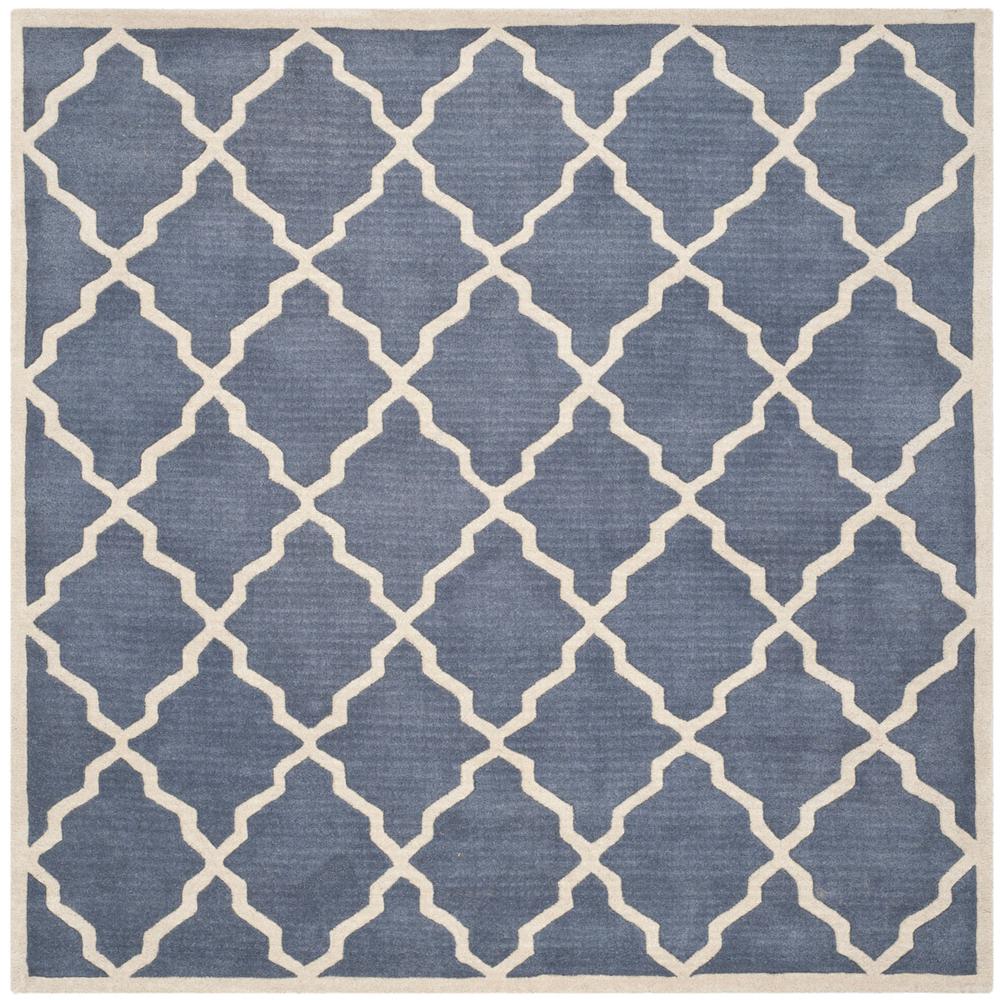 CHATHAM, GREY, 5' X 5' Square, Area Rug. Picture 1