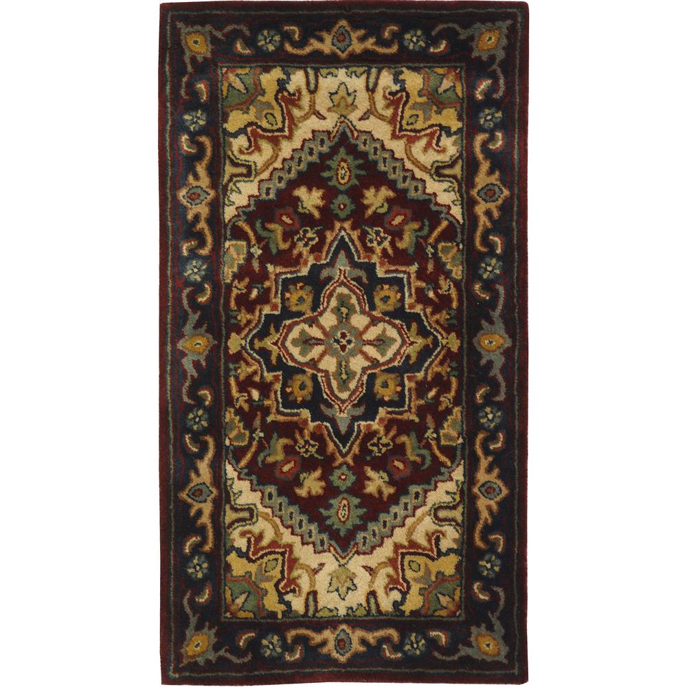 CLASSIC, ASSORTED / RED, 2'-3" X 4', Area Rug. Picture 1