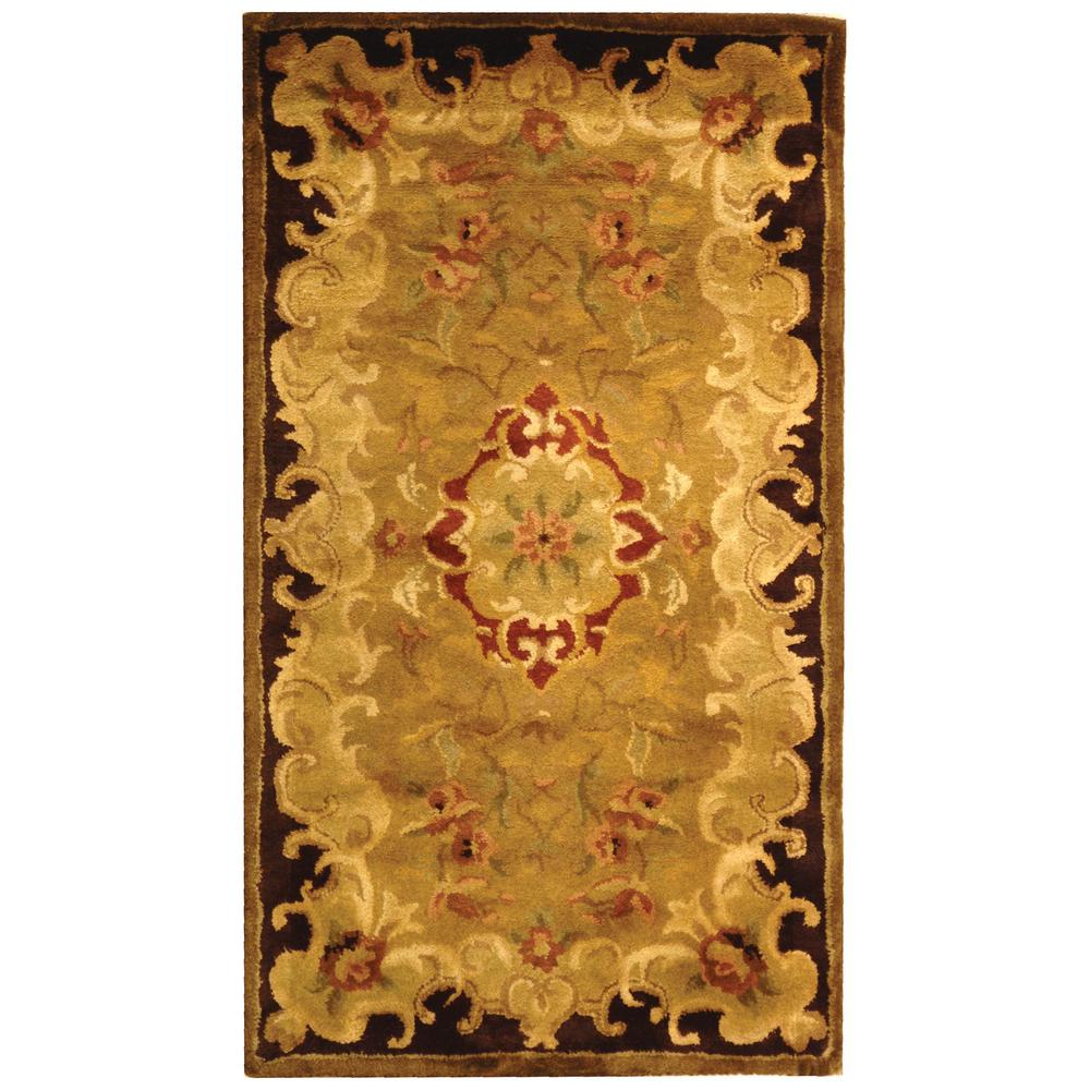 CLASSIC, GOLD / BEIGE, 2'-3" X 4', Area Rug, CL234B-24. The main picture.
