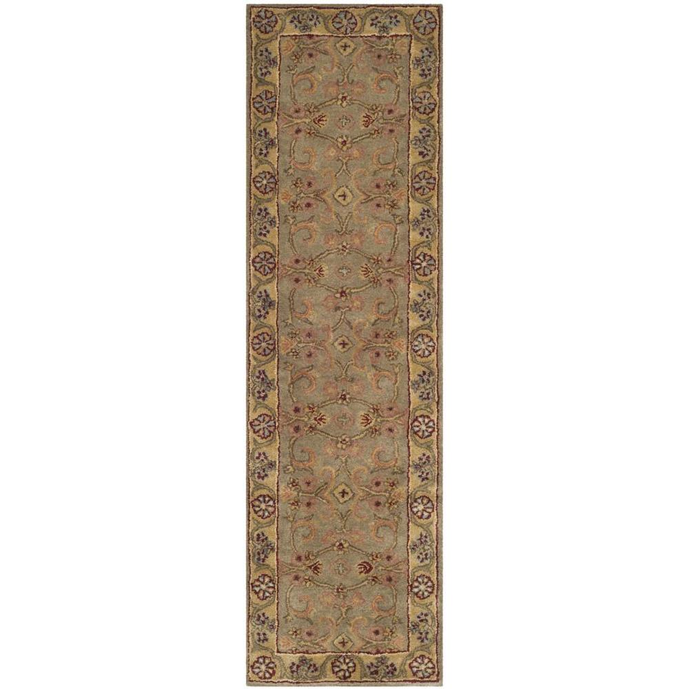 CLASSIC, LIGHT GREEN / GOLD, 2'-3" X 8', Area Rug, CL324A-28. The main picture.