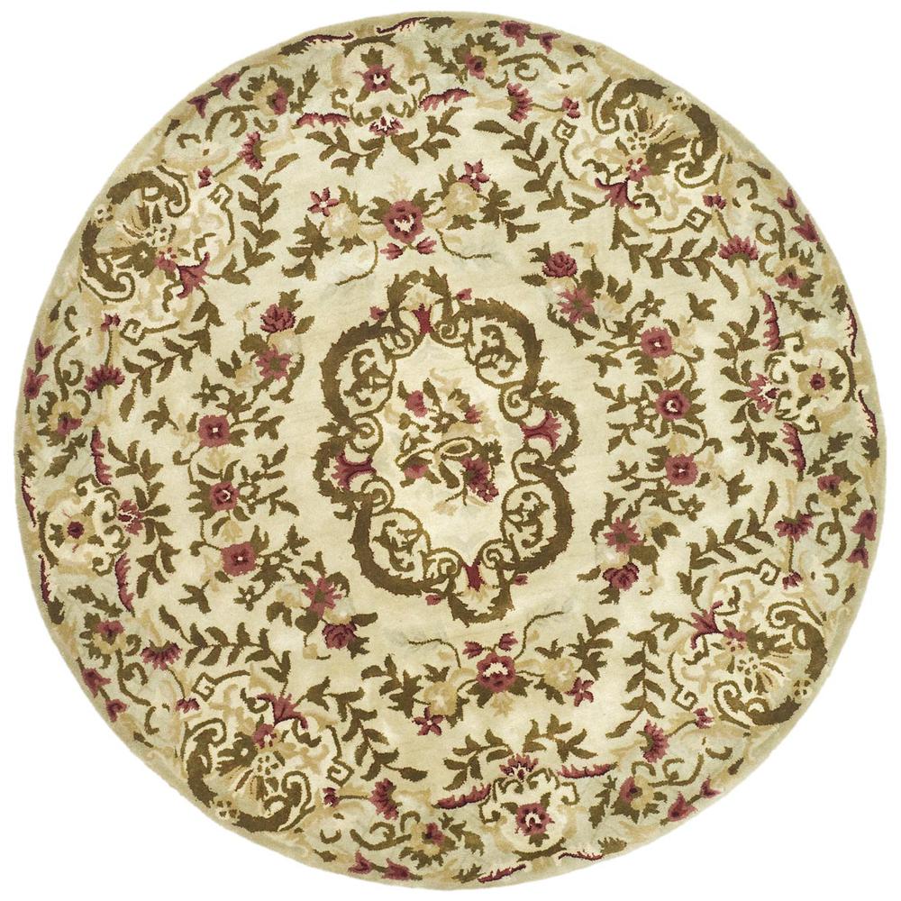 CLASSIC, ASSORTED, 3'-6" X 3'-6" Round, Area Rug, CL756A-4R. Picture 1