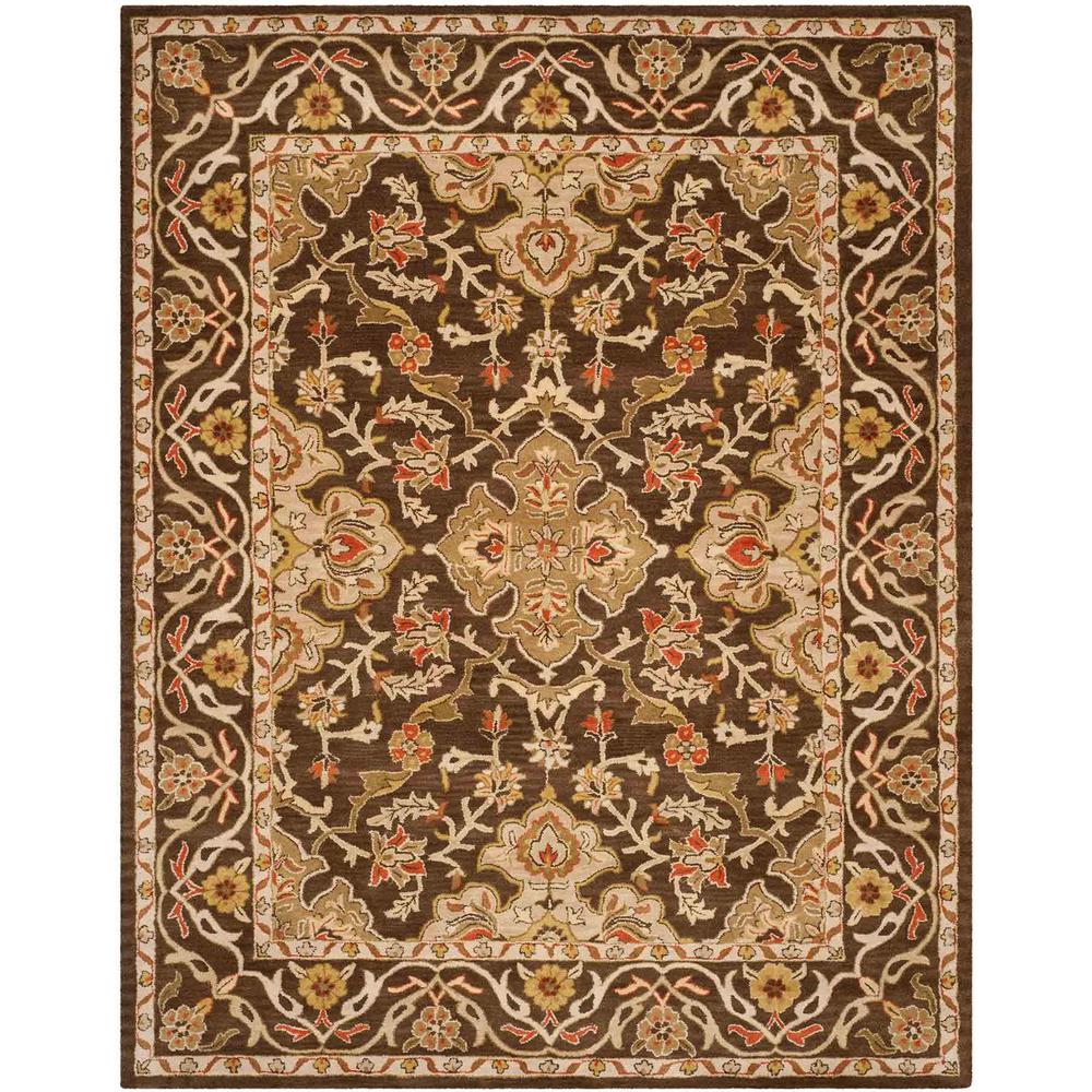 CLASSIC, BROWN / BROWN, 8' X 10', Area Rug. Picture 1