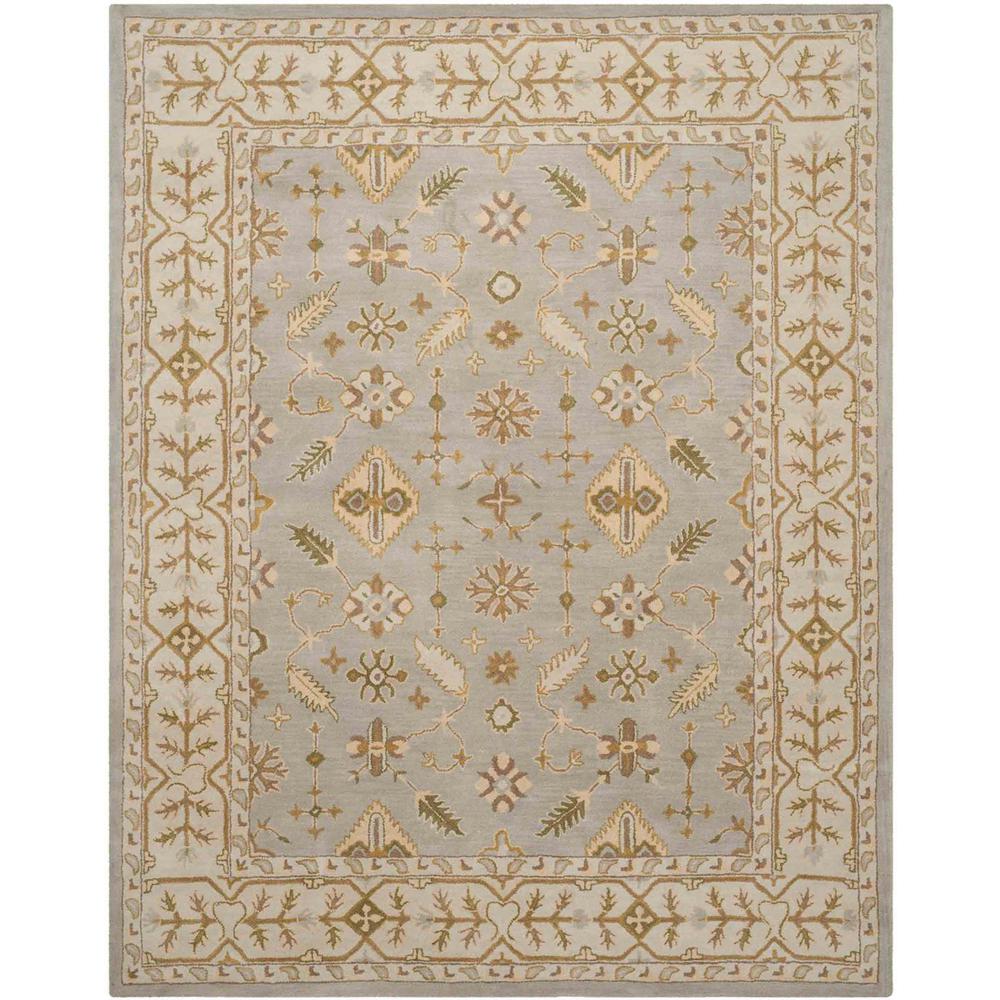 CLASSIC, LIGHT BLUE / IVORY, 8' X 10', Area Rug. Picture 1
