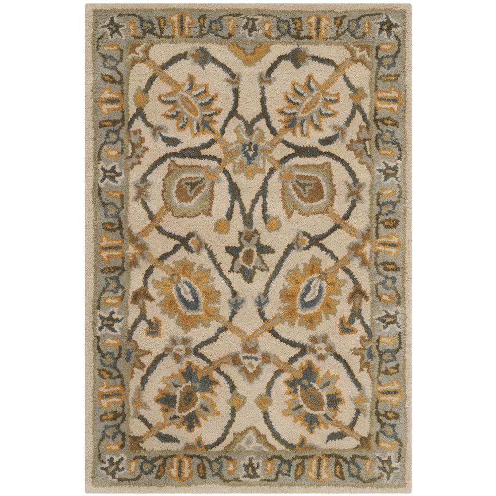 CLASSIC, IVORY / LIGHT BLUE, 2' X 3', Area Rug, CL934B-2. Picture 1