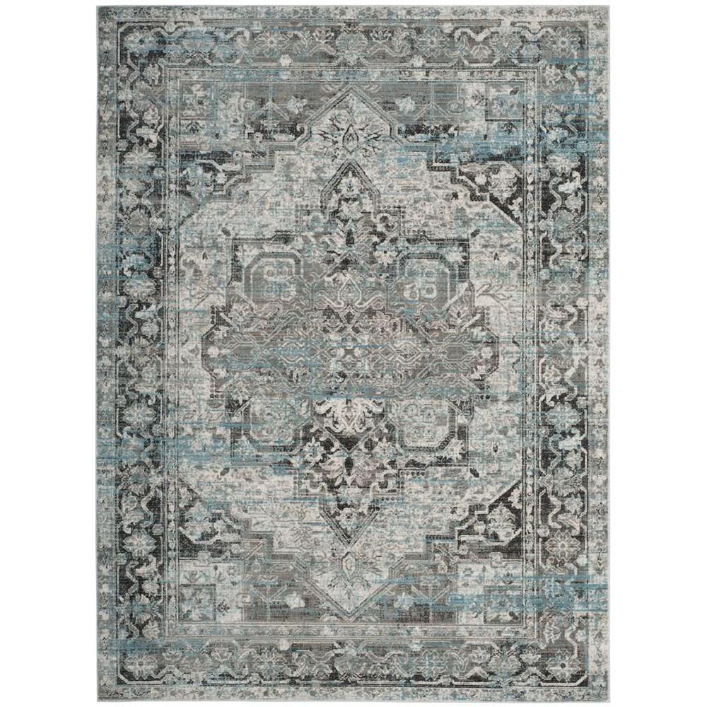 CLAREMONT, IVORY / GREY, 4' X 5'-9", Area Rug. Picture 1