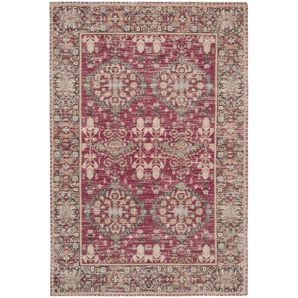 CLV-CLASSIC VINTAGE, RED / MULTI, 6' X 9', Area Rug. Picture 1