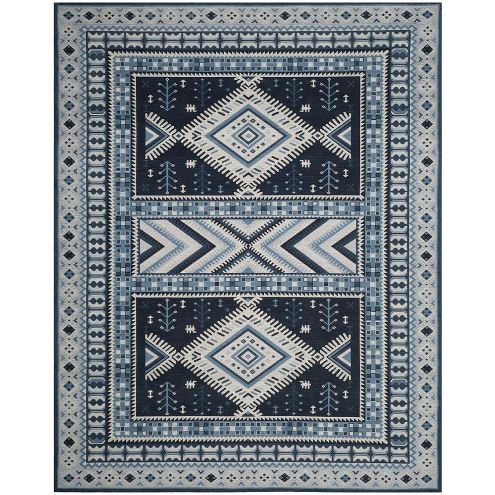 CLV-CLASSIC VINTAGE, NAVY / LIGHT BLUE, 8' X 10', Area Rug, CLV511A-8. Picture 1