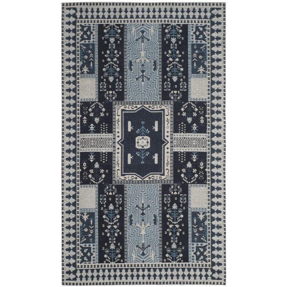 CLV-CLASSIC VINTAGE, NAVY / LIGHT BLUE, 3' X 5', Area Rug, CLV512A-3. Picture 1