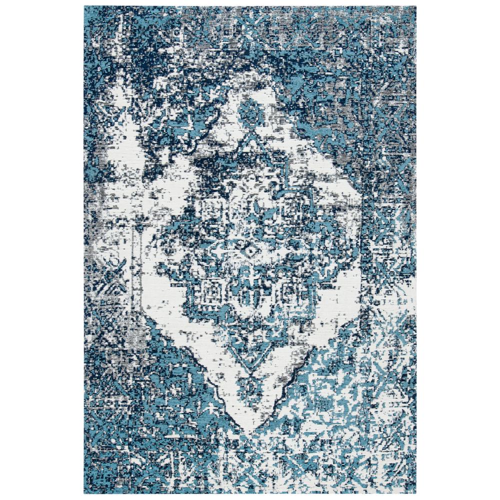 CLASSIC VINTAGE, BLUE / IVORY, 4' X 6', Area Rug. Picture 1