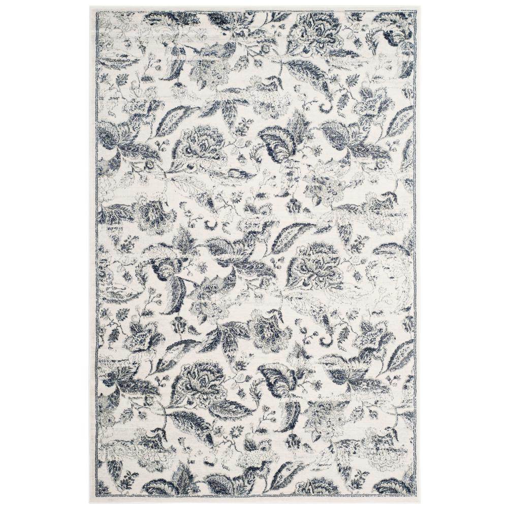 CARNEGIE, CREAM / LIGHT GREY, 5'-1" X 7'-6", Area Rug, CNG622C-5. Picture 2