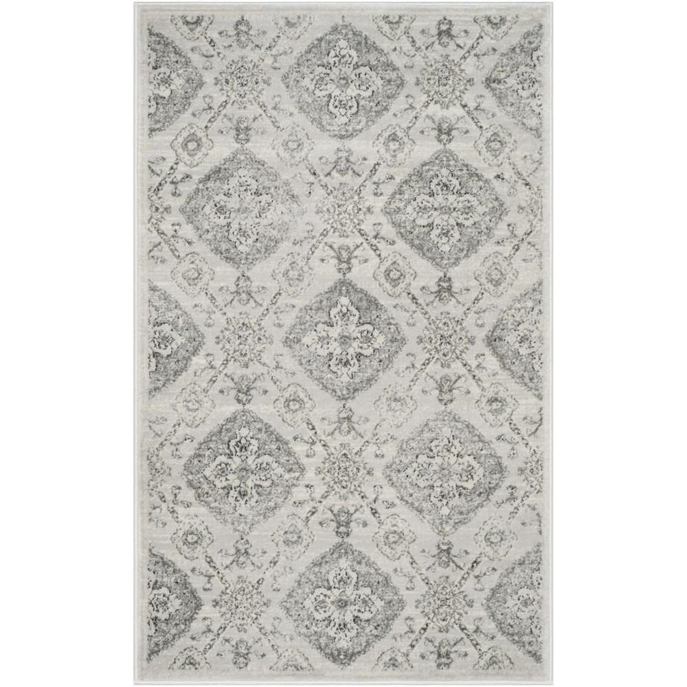 CARNEGIE, SILVER / GREY, 3' X 5', Area Rug, CNG623S-3. Picture 1