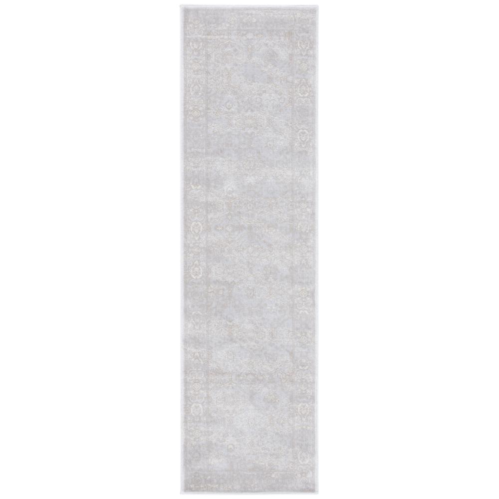 CARNEGIE, LIGHT GREY / GREY, 2'-3" X 8', Area Rug. Picture 1