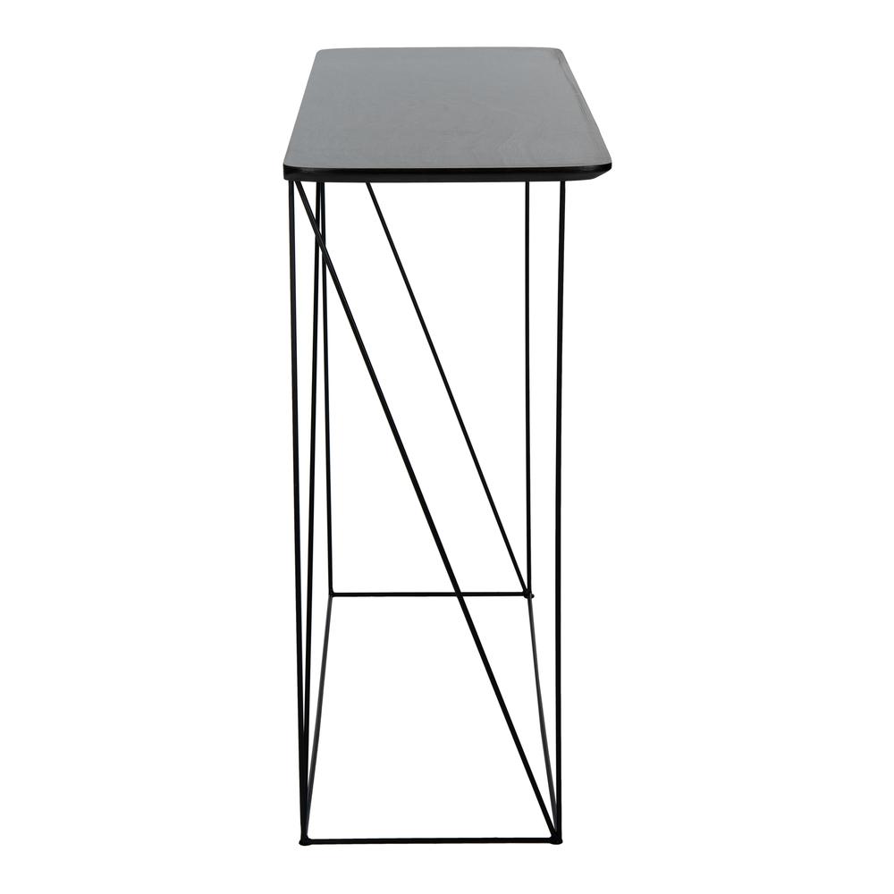 Rylee Rectangle Console Table, Grey/Black. Picture 8
