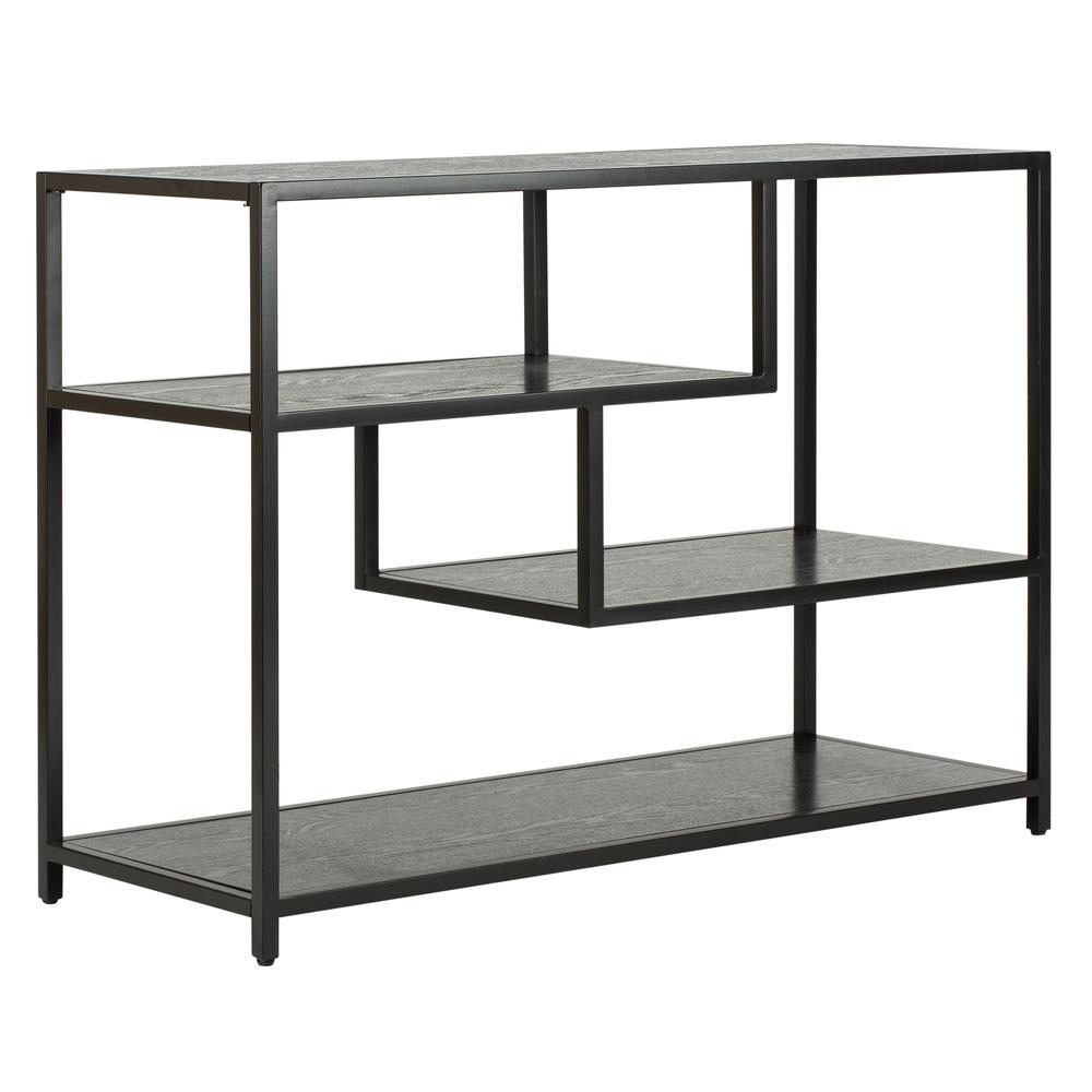 Reese Geometric Console Table, Black/Black. Picture 6